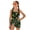 Heart-Shaped Clover Pattern, variant on Whosucclay Green Clover Girls' One Piece Swimsuit with Cover Up, Athletic Quick Dry Girls One Piece Swimsuits for Beach, 11-12 Years Old