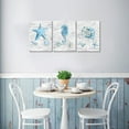 thumbnail image 5 of Beach Bathroom Decor Ocean Decor Beach Wall Art Sea Shells Anchor Decor Coastal Wall Decor Blue Wall Decor Starfish Artwork Seahorse Wall Art Wall Pictures Canvas Wall Art Office Paintings 12"x16"x3, 5 of 6