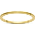 thumbnail image 1 of 10K Yellow Gold 1.2mm Flat Satin Stackable Band (Size 9) Made In United States 1stk23-120y-9, 1 of 5