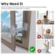 thumbnail image 5 of 1 paquete de restrictor de ventana a prueba de niños para aluminio, madera, marcos de ventana de metal, cerradura de ventana de seguridad para bebés, cerraduras de seguridad de ventana para, 5 of 5