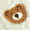 thumbnail image 5 of Boys Girls Cute Knit Vest Jacket Bear Fleece Lined Sleeveless V-Neck Snap Outerwear Kids Fall Winter Casual Thermal Comfy Outfits Green 12-18 Months, 5 of 5