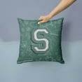 thumbnail image 2 of Carolines Treasures CJ2010-SPW1414 Letter S Back to School Initial Canvas Fabric Decorative Pillow  14Hx14W multicolor, 2 of 4