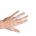 thumbnail image 5 of Pompeii Certified Men's 7Ct Anniversary Pinky Ring 14k Gold or Platinum Lab Grown, 5 of 6