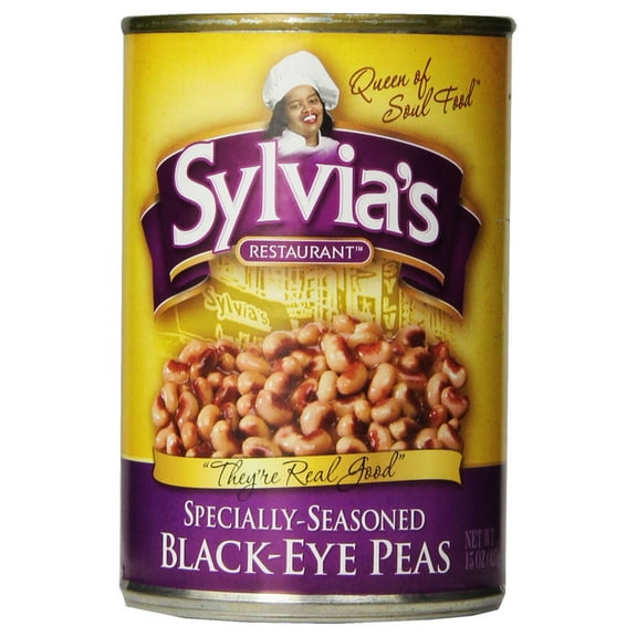 Sylvia's Black Eye Peas, 15 Ounce Package (Pack of 12)