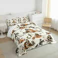 thumbnail image 3 of Manfei Cowboy Full Size Comforter Sets, Western Farmhouse Bedding Comforter Set, Tropical Desert Cactus Bedding Sets, Super Cozy Room Decor Reversible 3pcs, 3 of 8