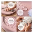 thumbnail image 4 of Cambiador Para Bebé impermeable Esquimalito De Espuma EVA, Portátil, Ergonómico, Con Bordes Altos y Correas De Seguridad Ajustables Rosa, 4 of 7