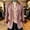 Pink, variant on Ynynloco Women's Corduroy Blazers Jackets Dressy Casual Long Sleeve Lapel Fall Winter Professional Work Business Outerwear