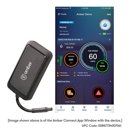 Amber Connect - AMB3653G Wired GPS Asset Tracking Device