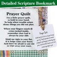 thumbnail image 4 of 18 Pcs Prayer Quilt with Cross Inside 3.9"x4.5"Handmade Sew Individually Colorful Quilts, Pocket Prayer Quilt, Pocket Prayer Cross, Mini Scripture Quilts, Sympathy, 4 of 7
