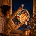 thumbnail image 4 of Christmas Suction Cup Window Light, Double-Layer LED Holiday Window Decor, Christmas Decor, A, 4 of 7