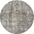 thumbnail image 1 of Ahgly Company Indoor Round Traditional Pale Silver Gray Persian Area Rugs, 4' Round, 1 of 6