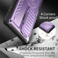 thumbnail image 3 of FITO For Samsung Galaxy S24 Ultra Case, Phone Case with Screen Protector and Kickstand (Purple), 3 of 7