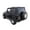 Black, variant on Sierra Offroad Soft Top for 1988 to 1995 Jeep Wrangler YJ - Black, Denim Vinyl - 2 Door Jeep Soft Top with Rear Plastic Tinted Windows - Factory Precision Fit Replacement - with Upper Door Skins