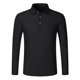 thumbnail image 3 of Ceisia Men's Relaxed Fit Linen Blend Long Sleeve Turndown Collar Shirt with Chest Pocket Black M Gifts, 3 of 6