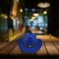 thumbnail image 6 of Women Men Western Cowboy Hat Retro Vintage Jazz Adult Bull Hat, 6 of 6