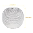 thumbnail image 2 of OULII Simple Bulb Shade for Ceiling with Mesh Lampshade Silver Iron 1Set, 2 of 8