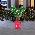 thumbnail image 2 of Disney-Árbol de Navidad de Mickey Mouse, modelo de figura de dibujos animados, flor Artificial, luz Led nocturna, decoración de mesa, regalo creativo de vacaciones, 2 of 4