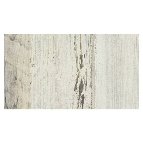 Whitewash Planked Wood 50' Wall Kit