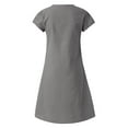 thumbnail image 4 of Robe Décontractée en Coton Style Été pour Femmes, 4 of 6