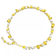 thumbnail image 4 of COLLAR GEMA CRISTALES COMPLETO MULTI COLOR SWAROVSKI DORADO AMARILLO + KIT DE REGALO, 4 of 6