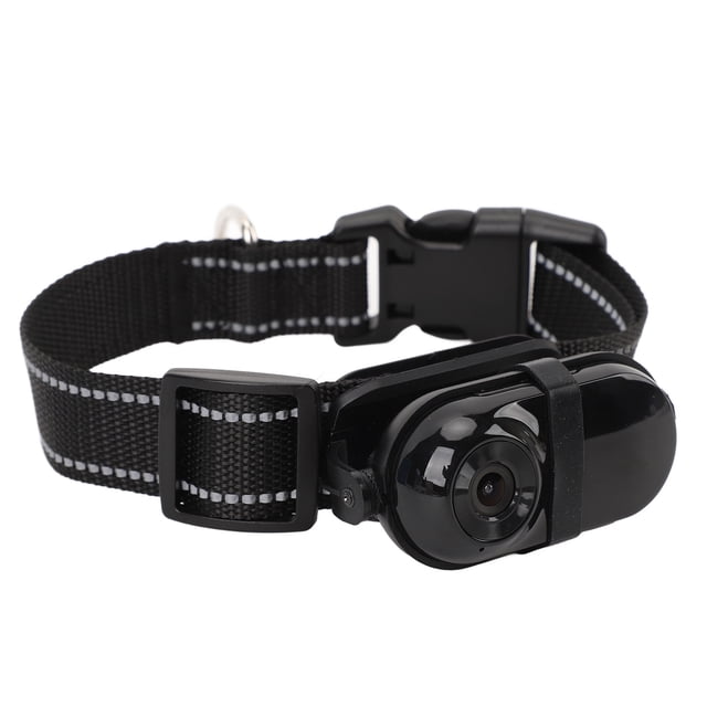 Cámara Para Collar De Gato HD 1080P, Collar De Cámara Para Mascotas Con Gran Angular De 130, Cámara De Acción Para Perros Con Tarjeta De Memoria, Cámara De Grabación De
