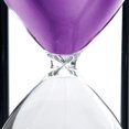 thumbnail image 3 of Hourglass Sand Timer, 60 Minute Wooden Sand Clock purple, 3 of 4