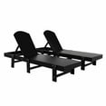 thumbnail image 2 of WestinTrends Dylan Classic Adirondack Poly Reclining Chaise Lounge (Set of 2), Black, 2 of 2