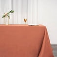 thumbnail image 4 of Balsa Circle 10 Pieces 90" x 132" Terracotta Rectangle Polyester Tablecloths Table Linen, 4 of 8