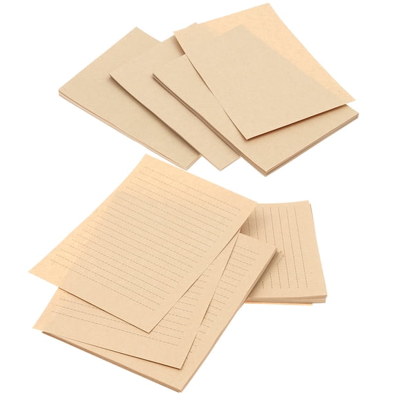 WASHWEPE Vintage Textured Paper 100 Sheets for Writing, Crafting, Drawing, and Expression