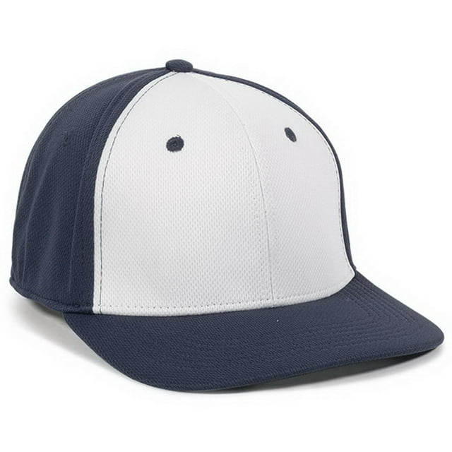 Outdoor Cap Maille ProTech MWS50, Réglable sur le Terrain, Blanc/marine/marine, Taille Unique