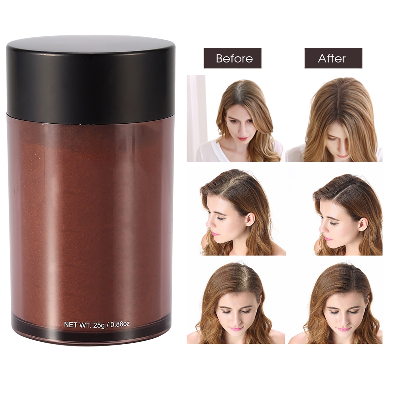Women Hair Fiber Powder Hair Fiber Minnow Women Men Baldness Thickening