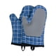 thumbnail image 4 of Guantes de cocina de silicona para horno de 18 x 28 cm, resistentes al calor ... azul, 4 of 9
