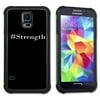 Maximum Protection Cell Phone Case / Cell Phone Cover with Cushioned Corners for Samsung Galaxy S5 - #Strength