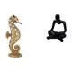thumbnail image 1 of Estatua de resina, figura de pensador abstracto, escultura moderna, adorno decorativo, material de resina único, adecuado para sala de estar, dormitor, 1 of 8