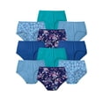 thumbnail image 1 of Comfort Choice Women's Plus Size 10-Pack Pure Cotton Full-Cut Brief Underwear, 1 of 6