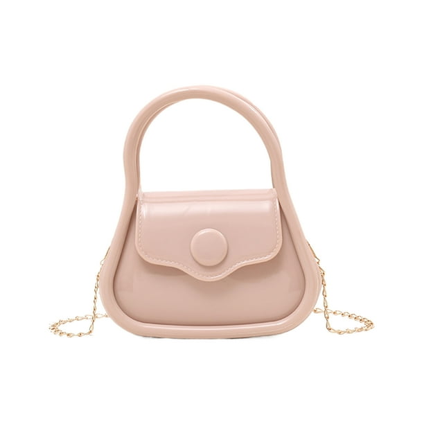 Bolso compacto e impermeable Qarigey Jelly Bag para mujer Crossbody albaricoque