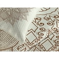 thumbnail image 4 of Ambesonne Retro Quilted Bedspread Set 3 Pcs, Flower Lace, Queen Size, Brown and Ivory, 4 of 5