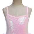 thumbnail image 4 of IBTOM CASTLE Girls Sequin Ballet Dance Dress Tutu Skirt Leotard Ballerina Fairy Princess Fancy Dress up Dancewear 7-8 Years Pink, 4 of 8