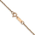 thumbnail image 3 of 14K Rose Gold Ropa Chain Necklace 18 inch 1.10 mm with Spring Ring Clasp 1.1, 3 of 4