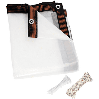 Aazon.co: BeGrit Clear Tarp Heavy Duty 6.5x20 FT Clear Waterproof