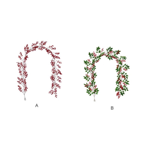 Injueey Guirnaldas navideñas duraderas y resistentes para decoración artística, decoración navideña, vid Artificial para el hogar Kits de decoración para fiestas