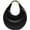 Black, variant on Braided Hobo Bag for Women, Elegant Boho Chic Woven Hobo Tote Handbag Crescent Purse, PU Leather Shoulder Bag