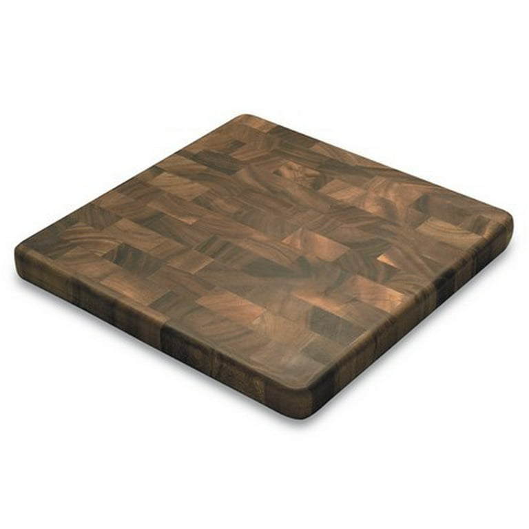 Ironwood Gourmet Acacia Wood End Grain 14 Inch Chef s Cutting Board
