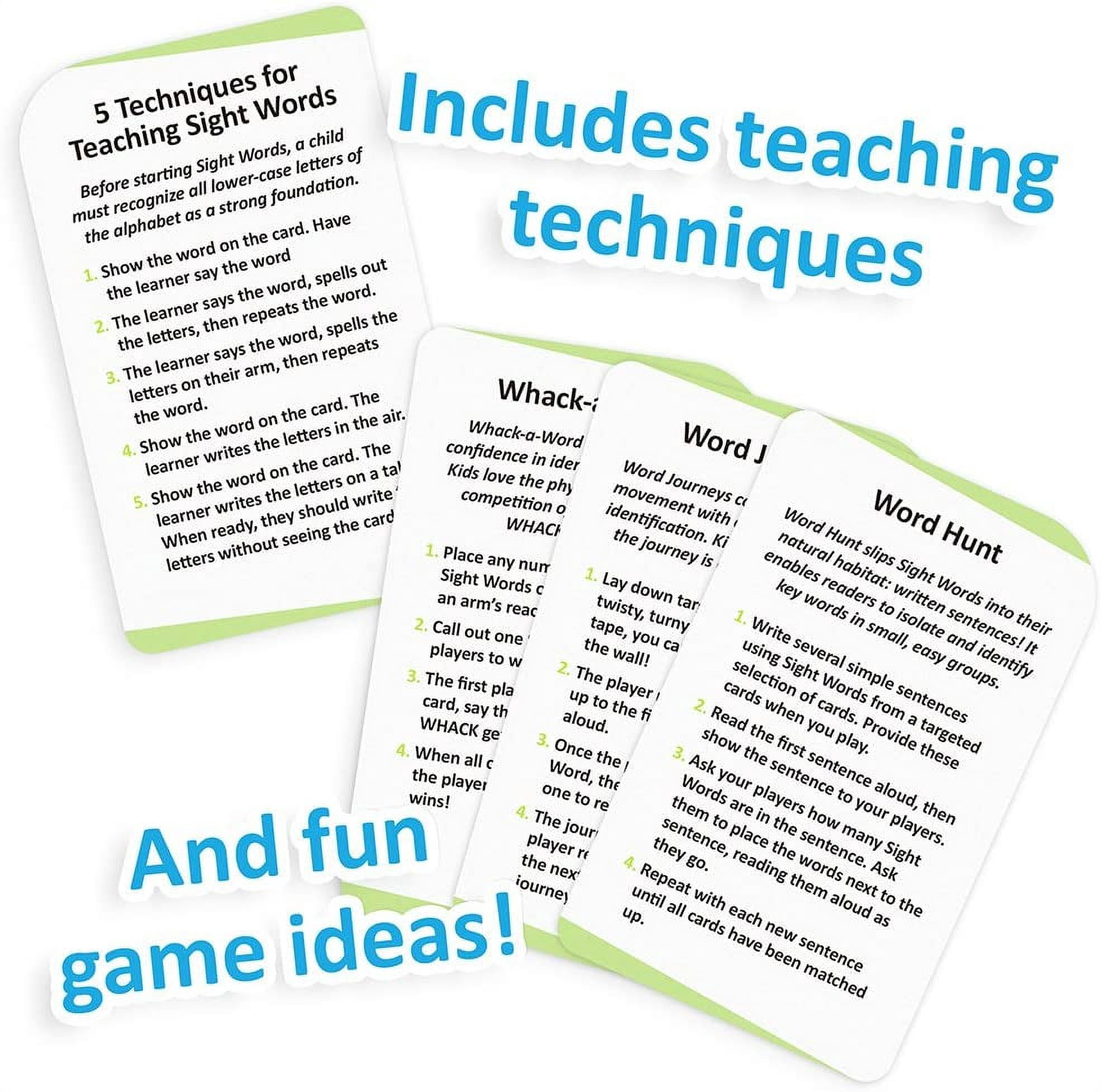 Sight Words Flash Cards & Rhyming Flip Books – 30 Books Bundle For Preschool To 2nd Grade, Reading & Spelling Games