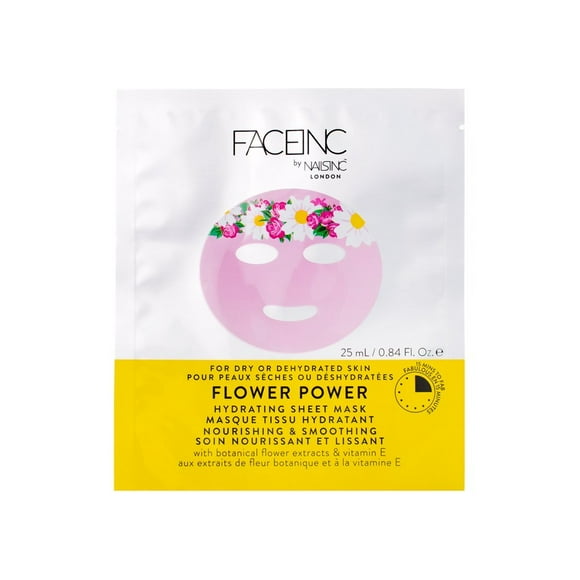 Face Inc By Nails Inc Flower Power Hydrating Sheet Mask