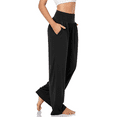 thumbnail image 4 of SOMER Wide Leg Yoga Pants for Women High Waisted Casual Loose Sweatpants Flowy Pants with Pockets, 4 of 6