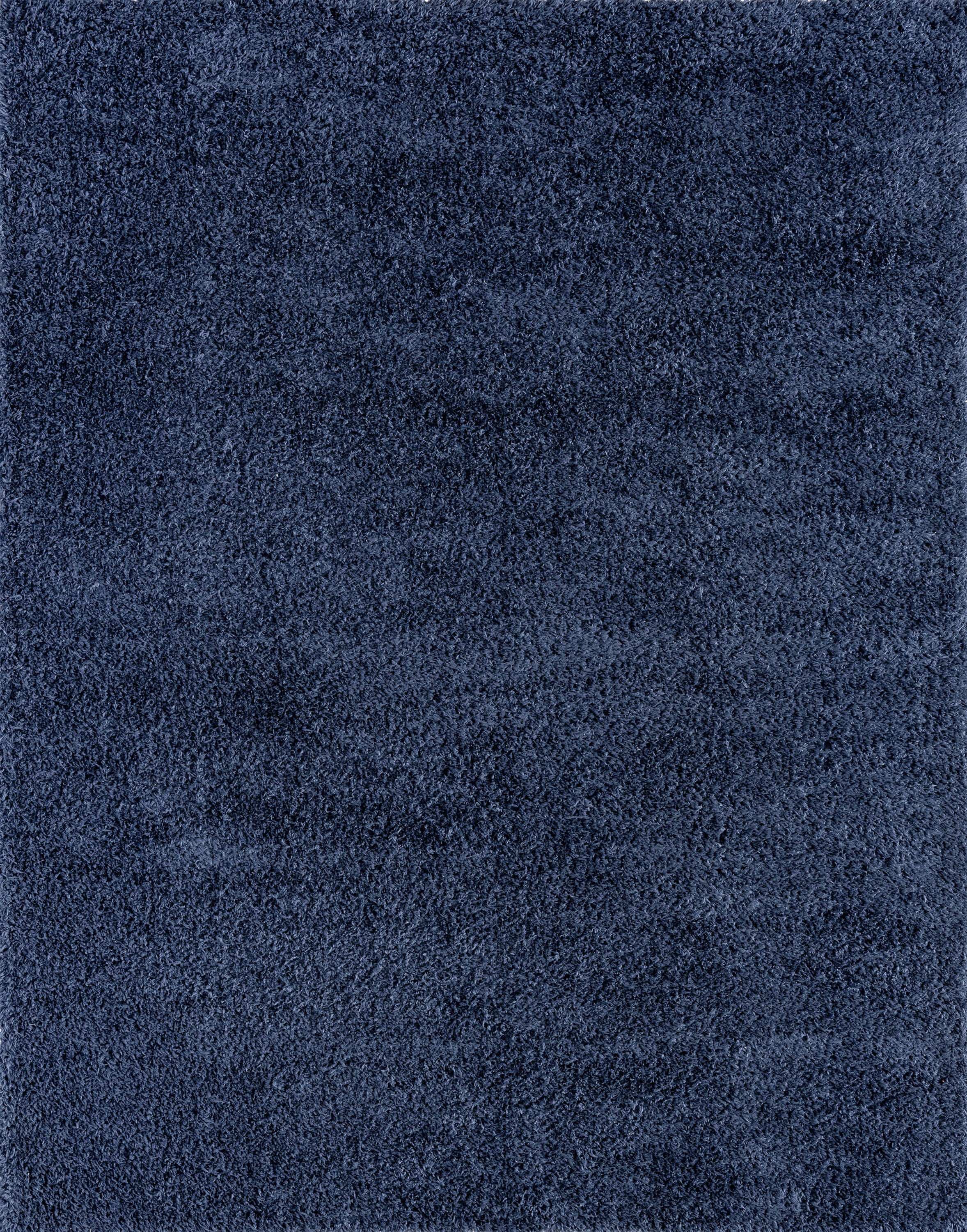 Bliss Rug Solid Plush Indoor Shag Rug for Living Room, Bedroom, Kids Room |Navy, 5' x 8' (5'3''x7'3'')