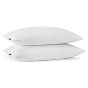 Sertapedic Won't Go Flat Bed Pillow, King, 2 Pack