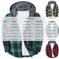 thumbnail image 2 of yillto Womens Flannel Jacket Plaid Coat Plus Size Zip up Hoodie Cardigan Outerwear Jackets with Pockets, 2 of 5