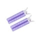 thumbnail image 2 of Raíz para el cabello Clips esponjosos Bangs Peluquería Peluquería Horquillas Lazy Rizado Tubo Portátil Viaje Lavable Rulos Rollers 2pcs Luz Púrpura Kearding  CE001442-05, 2 of 7